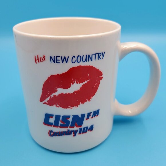 Vintage CISN Country 103.9 FM Radio Edmonton Alberta Canada Mug Cup Coffee Tea - Picture 2 of 16